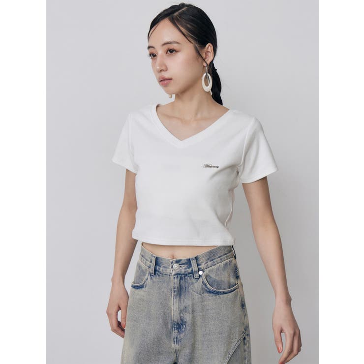 ライティングロゴプレートTシャツ | MURUA | 詳細画像23 