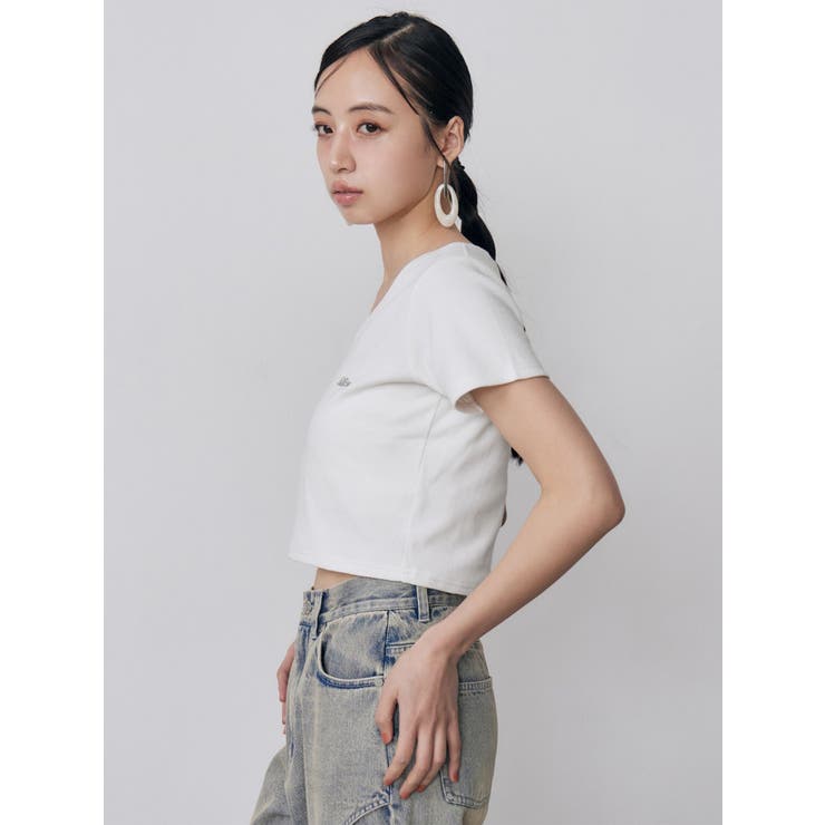 ライティングロゴプレートTシャツ | MURUA | 詳細画像25 