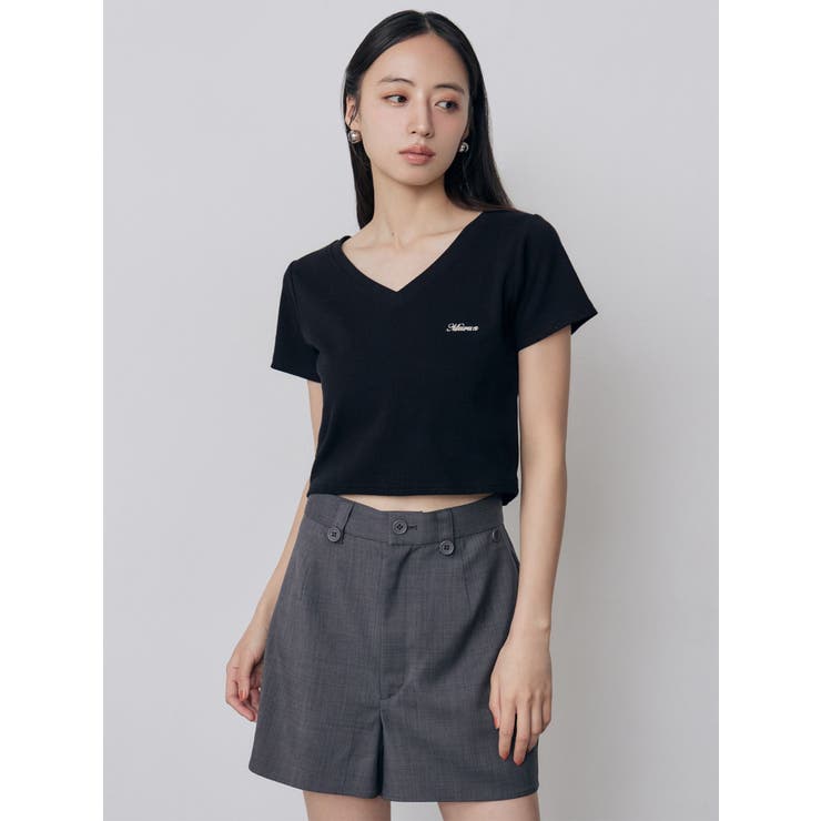 ライティングロゴプレートTシャツ | MURUA | 詳細画像4 