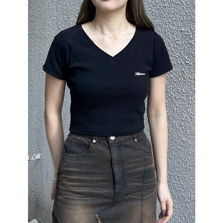 ライティングロゴプレートTシャツ | MURUA | 詳細画像49 