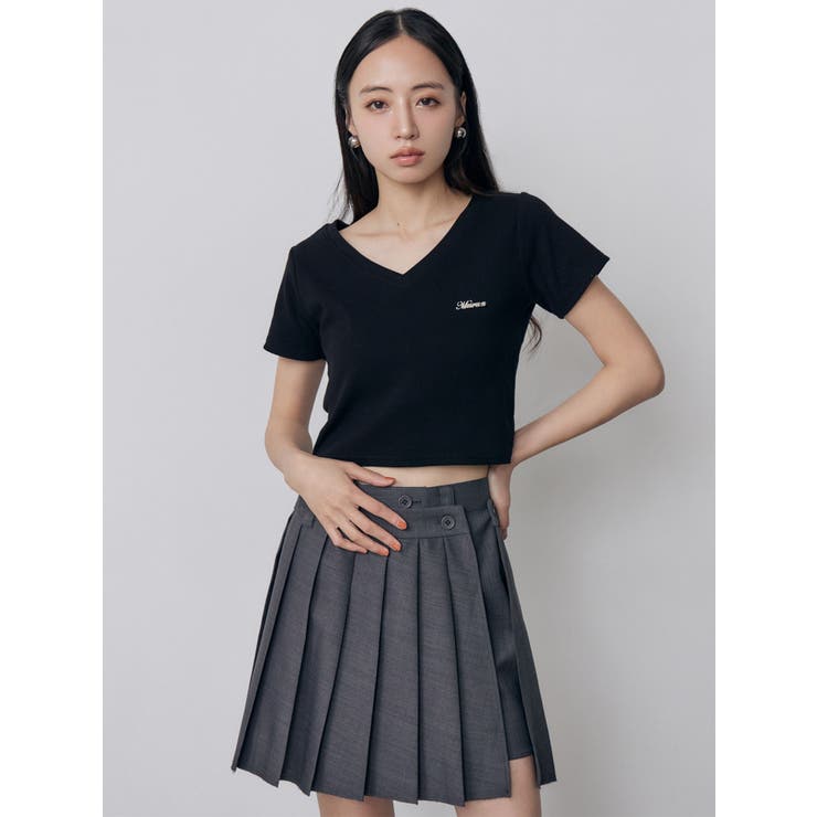 ライティングロゴプレートTシャツ | MURUA | 詳細画像5 