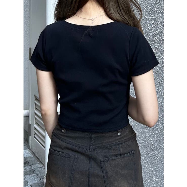 ライティングロゴプレートTシャツ | MURUA | 詳細画像50 