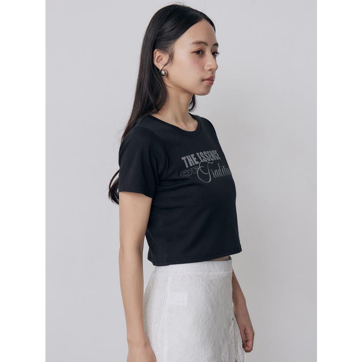 MIXタイプフェイスクロップドTシャツ | MURUA | 詳細画像12 
