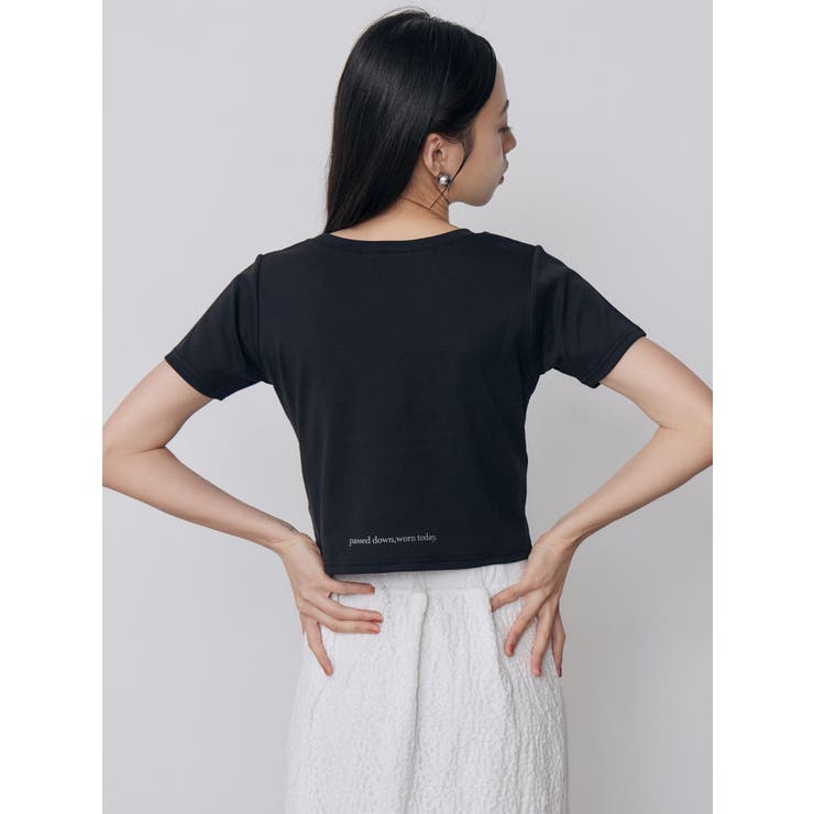 MIXタイプフェイスクロップドTシャツ | MURUA | 詳細画像13 