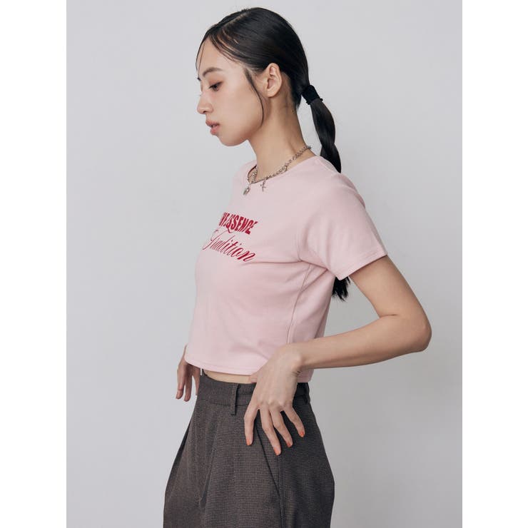 MIXタイプフェイスクロップドTシャツ | MURUA | 詳細画像22 