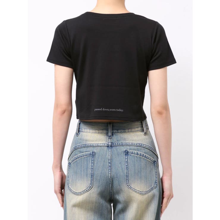 MIXタイプフェイスクロップドTシャツ | MURUA | 詳細画像33 