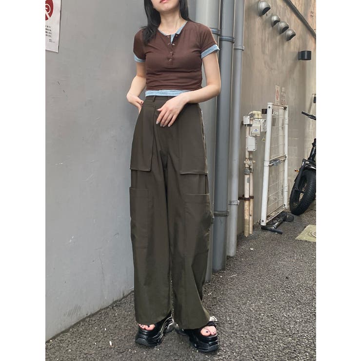ヘンリーネックレイヤードトップス | MURUA | 詳細画像22 