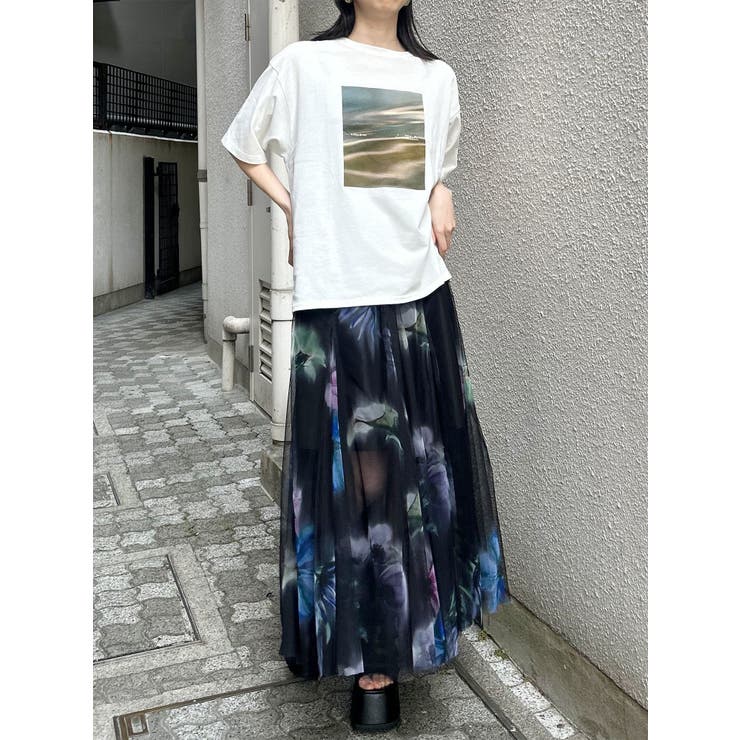 プリントオーバーTシャツ | MURUA | 詳細画像12 