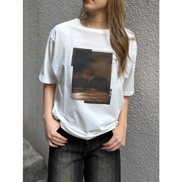 プリントオーバーTシャツ | MURUA | 詳細画像2 
