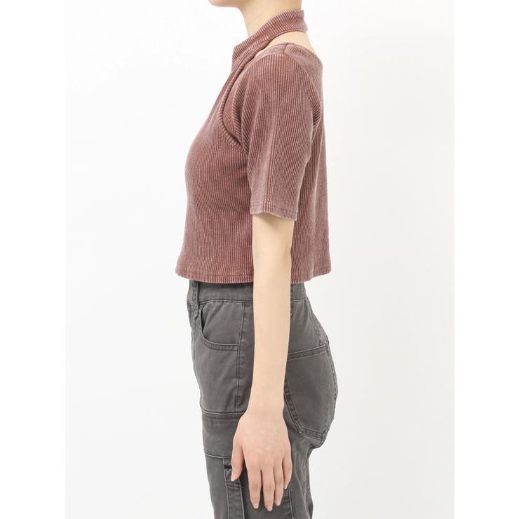 ホルターハーフジップテレコトップス | MURUA | 詳細画像23 