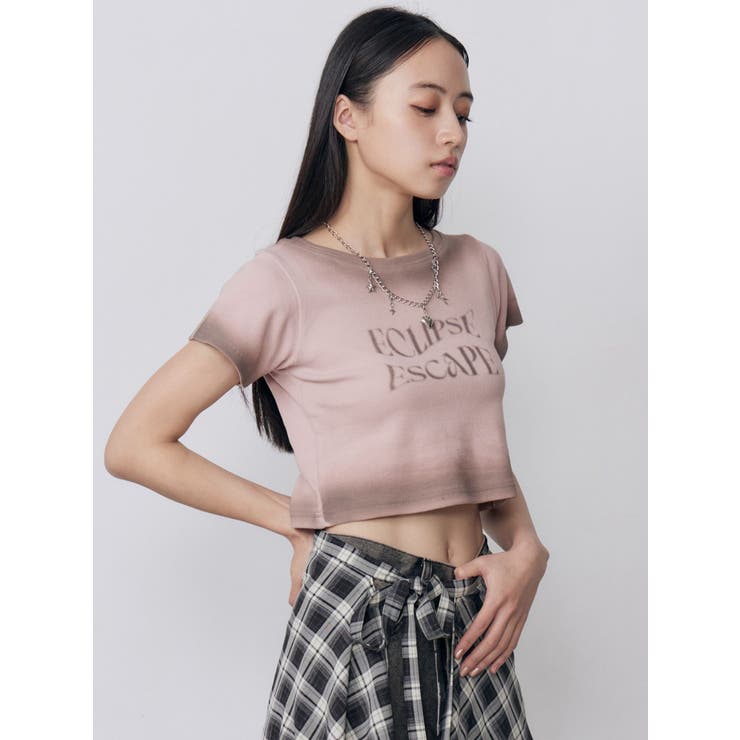 シャドウクロップドTシャツ | MURUA | 詳細画像12 