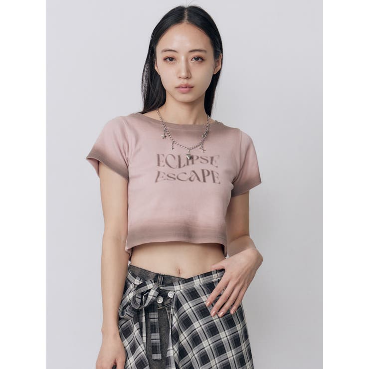 シャドウクロップドTシャツ | MURUA | 詳細画像2 