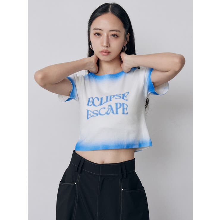 シャドウクロップドTシャツ | MURUA | 詳細画像21 