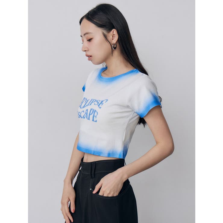 シャドウクロップドTシャツ | MURUA | 詳細画像22 