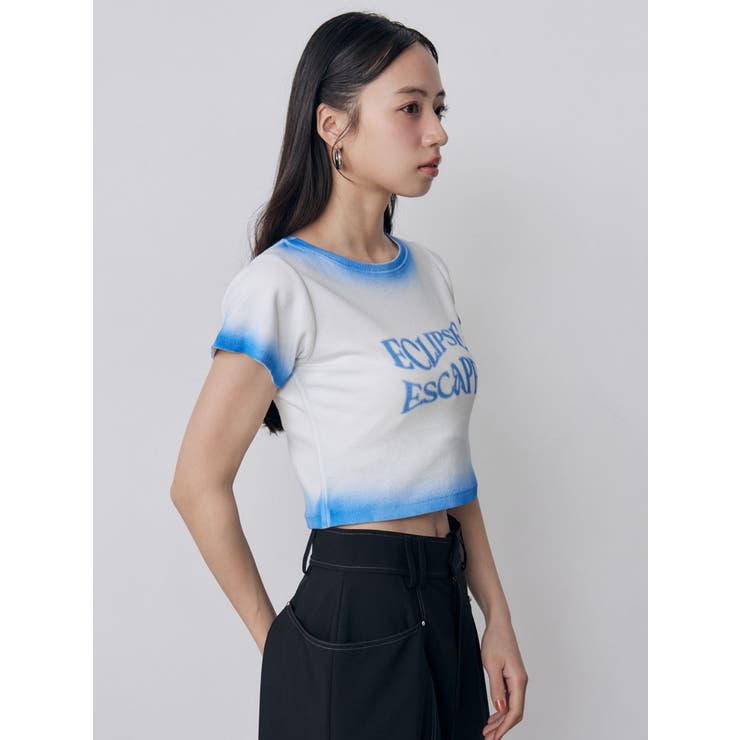 シャドウクロップドTシャツ | MURUA | 詳細画像23 