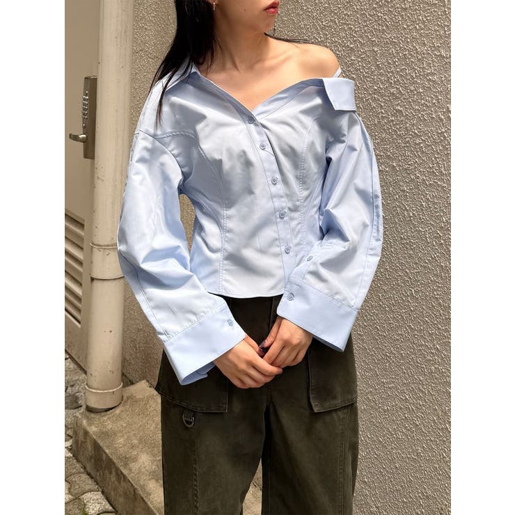 マルチウェイオフショルストリングシャツ | MURUA | 詳細画像24 
