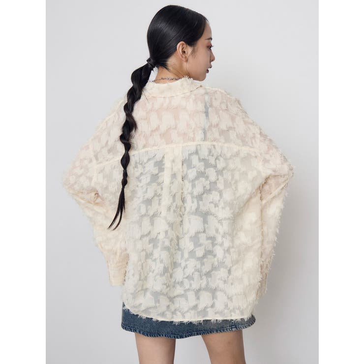 ジャガードオーバーシャツ | MURUA | 詳細画像13 