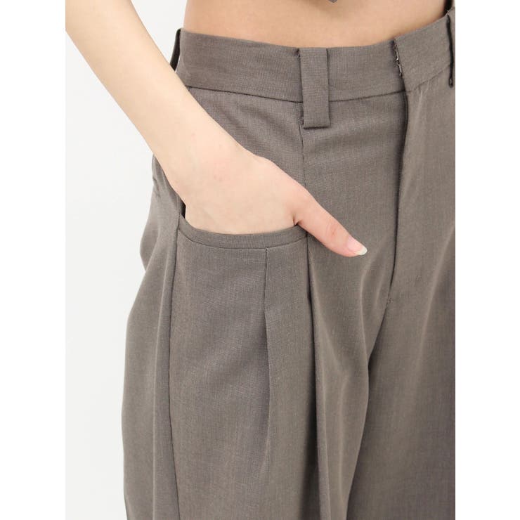 タックワイドパンツ【セットアップ着用可】 | MURUA | 詳細画像48 