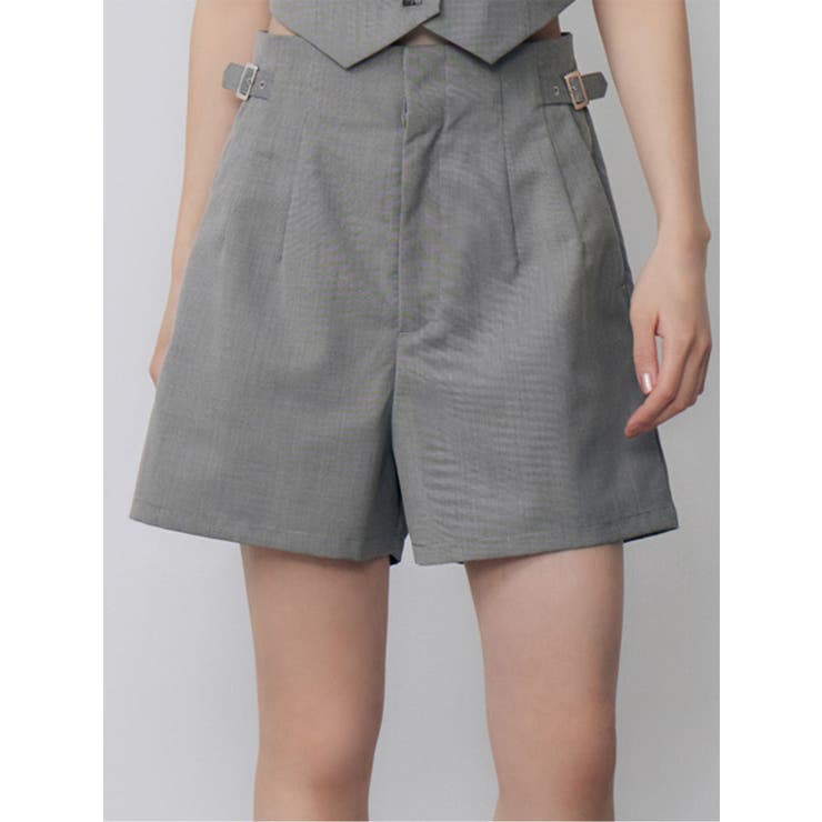 サイドベルトショートパンツ【セットアップ着用可】 | MURUA | 詳細画像2 