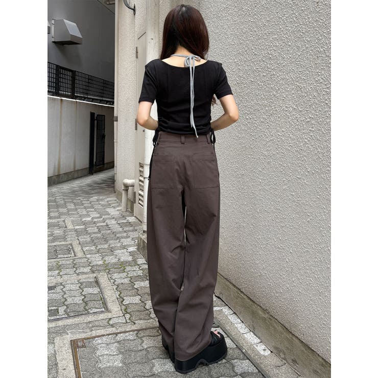 ベーシックバレルレッグパンツ | MURUA | 詳細画像29 