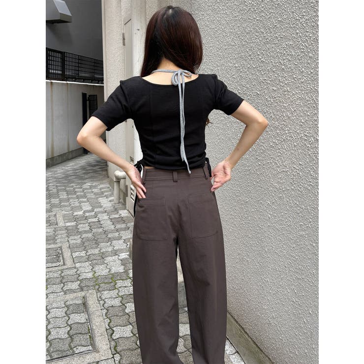 ベーシックバレルレッグパンツ | MURUA | 詳細画像31 