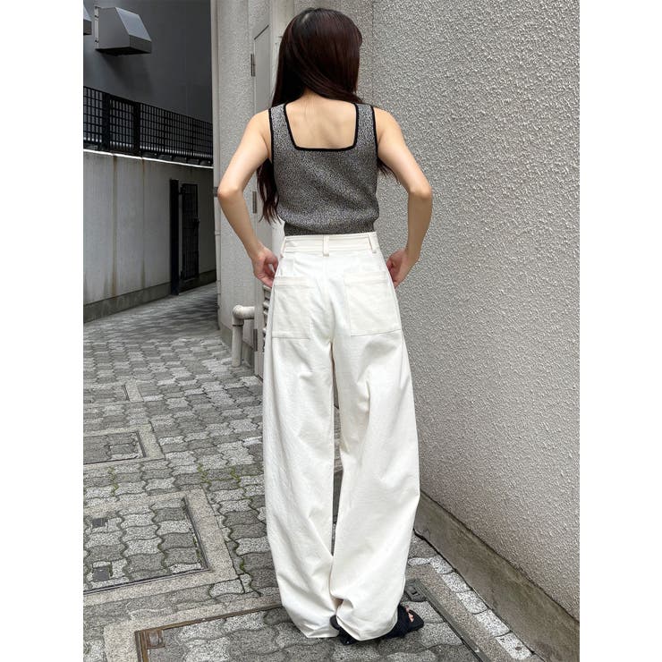 ベーシックバレルレッグパンツ | MURUA | 詳細画像35 