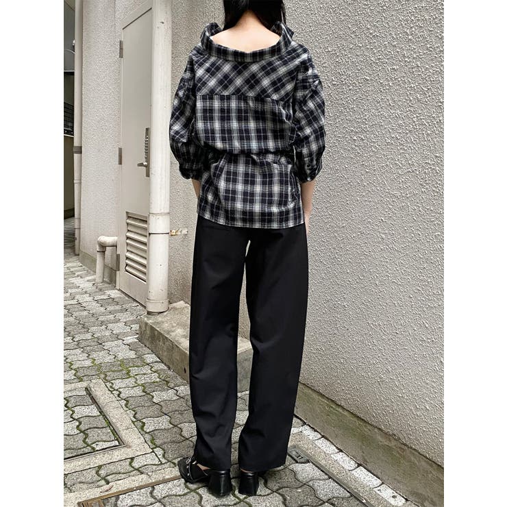 ベーシックバレルレッグパンツ | MURUA | 詳細画像40 