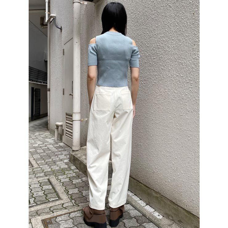 ベーシックバレルレッグパンツ | MURUA | 詳細画像45 