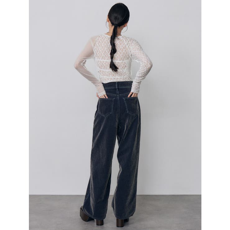 カラーモールデニムパンツ【セットアップ着用可】 | MURUA | 詳細画像19 