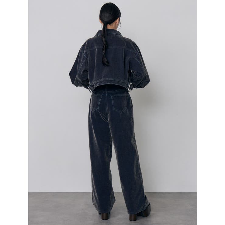 カラーモールデニムパンツ【セットアップ着用可】 | MURUA | 詳細画像7 