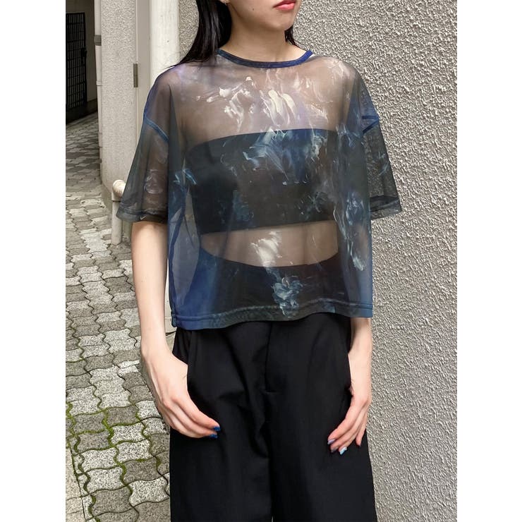 【LIA KIMURA×MURUA】シアーTシャツ | MURUA | 詳細画像13 