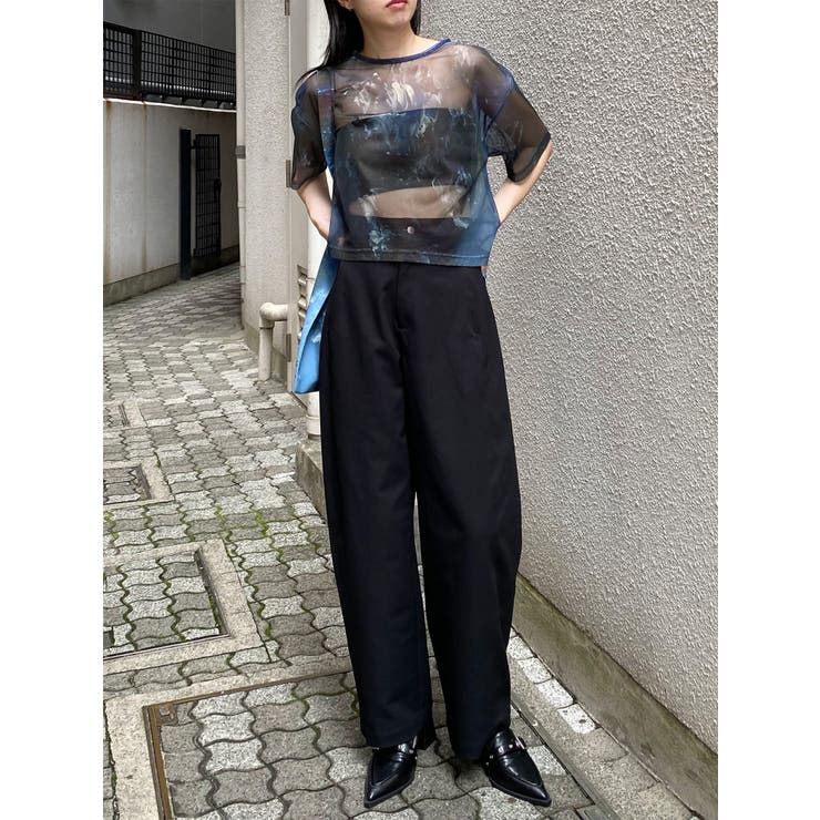 【LIA KIMURA×MURUA】シアーTシャツ | MURUA | 詳細画像17 