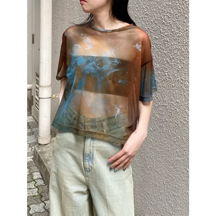 【LIA KIMURA×MURUA】シアーTシャツ | MURUA | 詳細画像19 