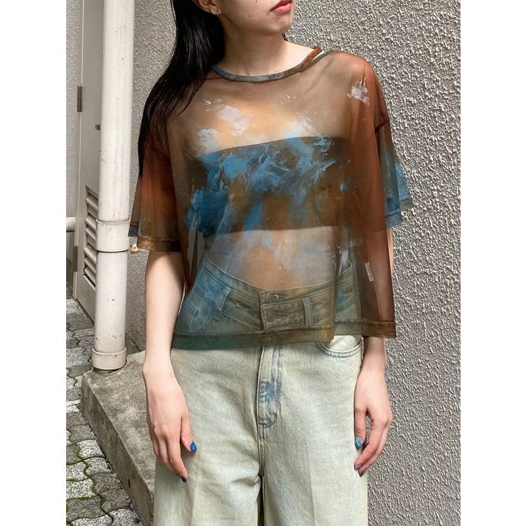 【LIA KIMURA×MURUA】シアーTシャツ | MURUA | 詳細画像20 