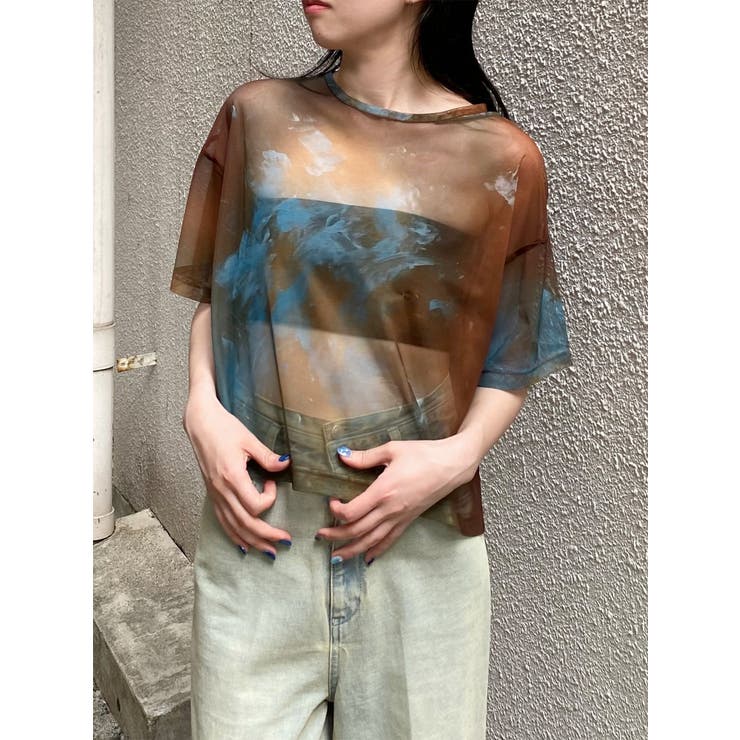 【LIA KIMURA×MURUA】シアーTシャツ | MURUA | 詳細画像21 