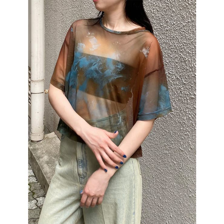 【LIA KIMURA×MURUA】シアーTシャツ | MURUA | 詳細画像22 