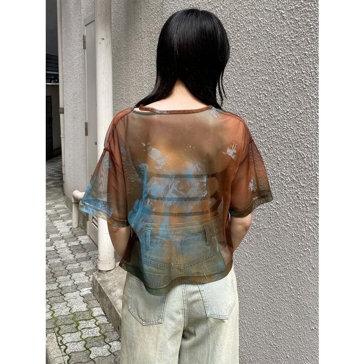 【LIA KIMURA×MURUA】シアーTシャツ | MURUA | 詳細画像23 