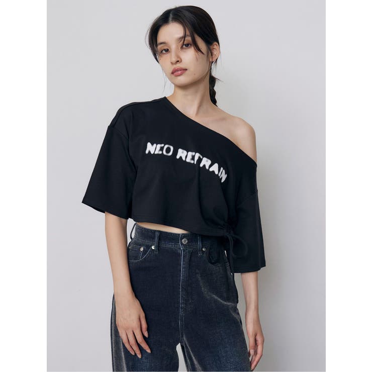 ワンショルロゴワイドTシャツ | MURUA | 詳細画像5 