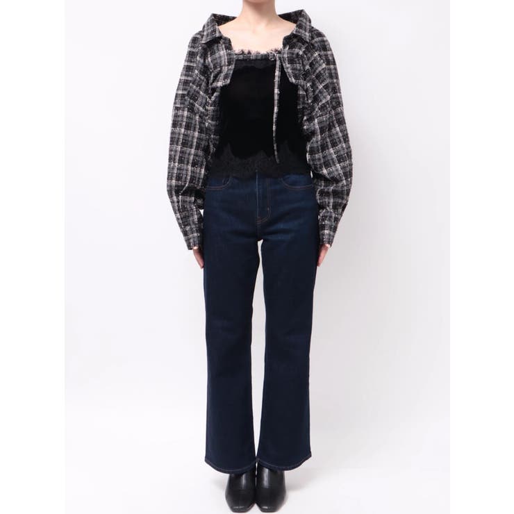 チェックシャツボレロ | MURUA | 詳細画像32 