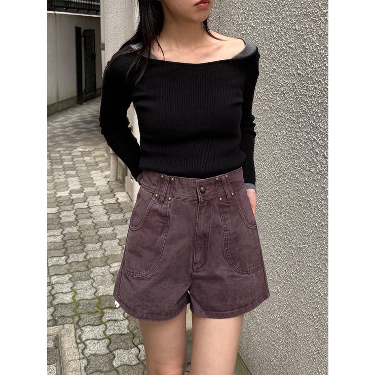 ウォッシュショートパンツ【セットアップ着用可】 | MURUA | 詳細画像24 