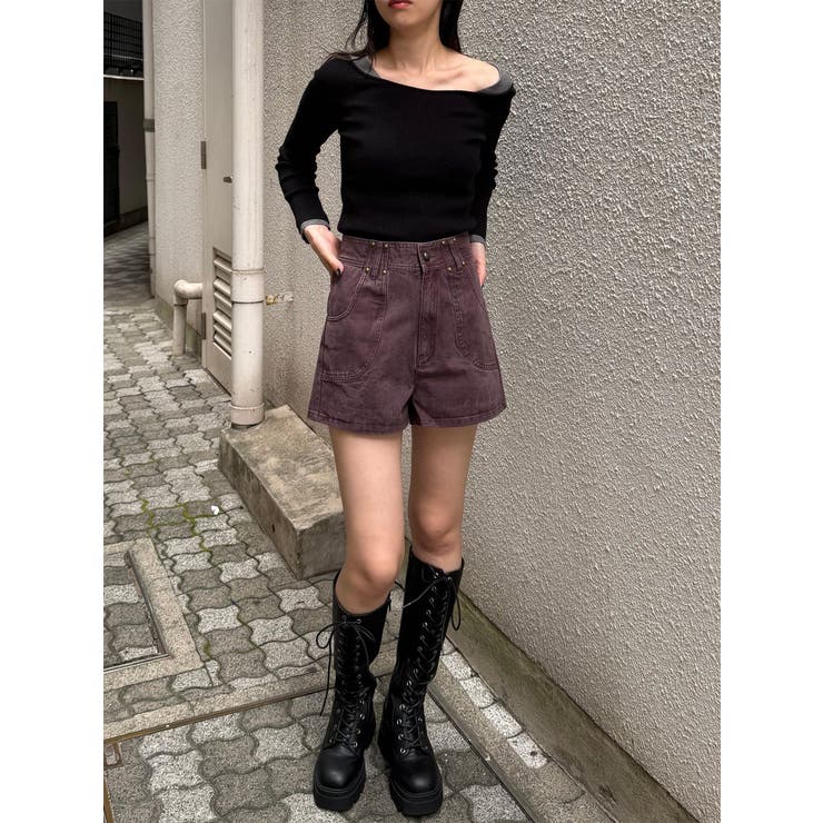 ウォッシュショートパンツ【セットアップ着用可】 | MURUA | 詳細画像27 