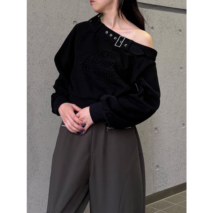 オフショルスウェットトップス | MURUA | 詳細画像26 