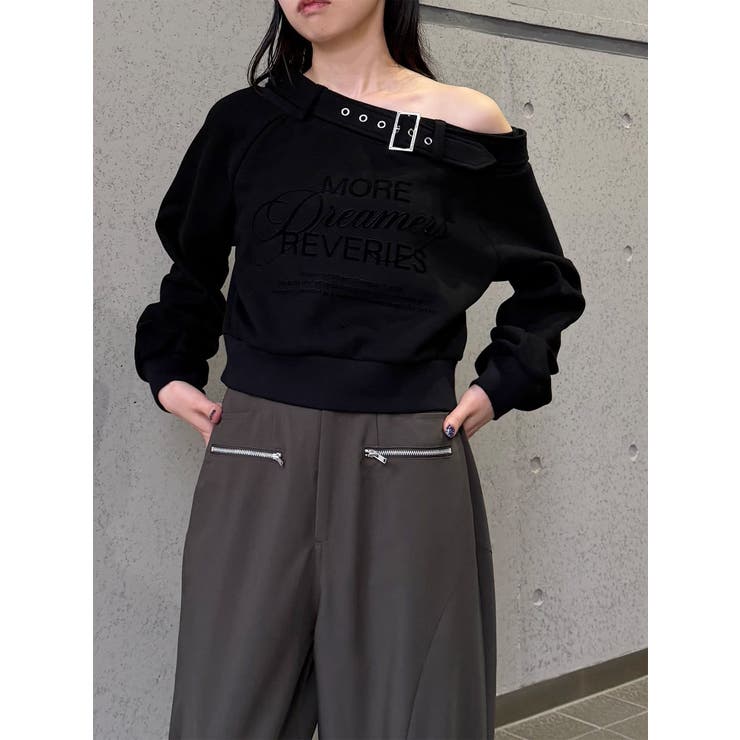 オフショルスウェットトップス | MURUA | 詳細画像27 