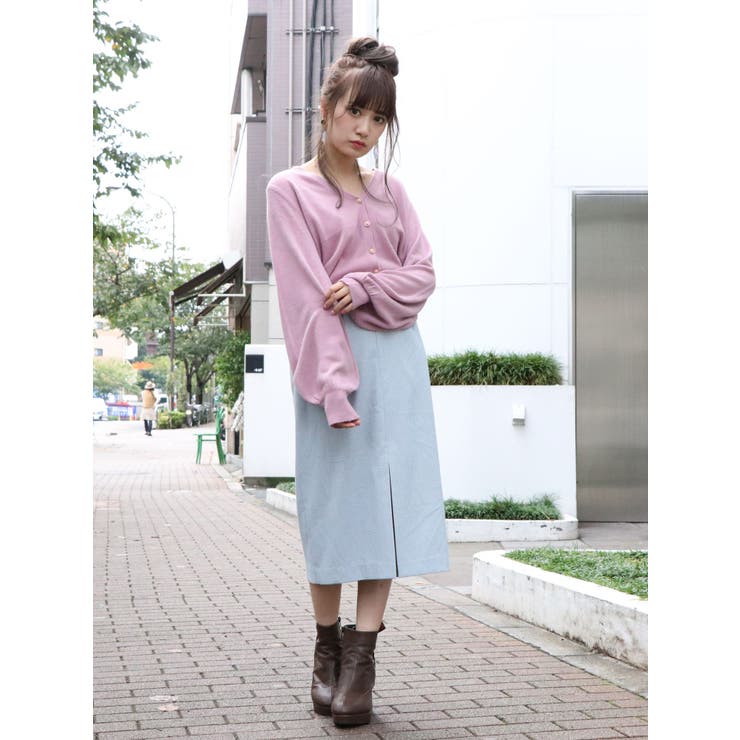 sw】ギンガムチェックミディタイトスカート[品番：MKSW0016917