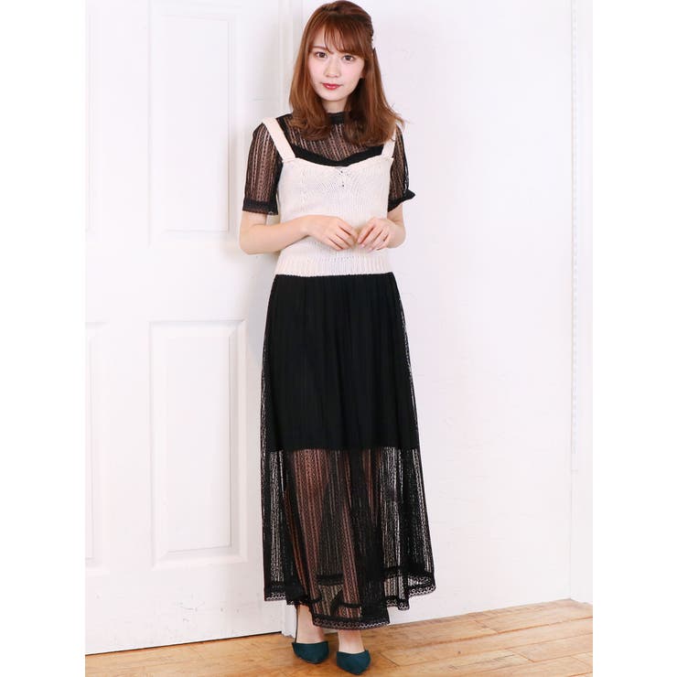 【新品】【タグ付】IENA♡ワンピース 38 ロング ブラック ワンピース レディース 秋 冬 秋冬 黒 ロング 長袖 ロングワンピ