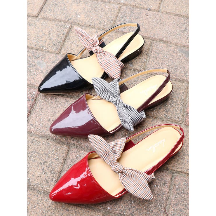 goods】リボンフラットミュール[品番：MKSW0017292]｜dazzlin