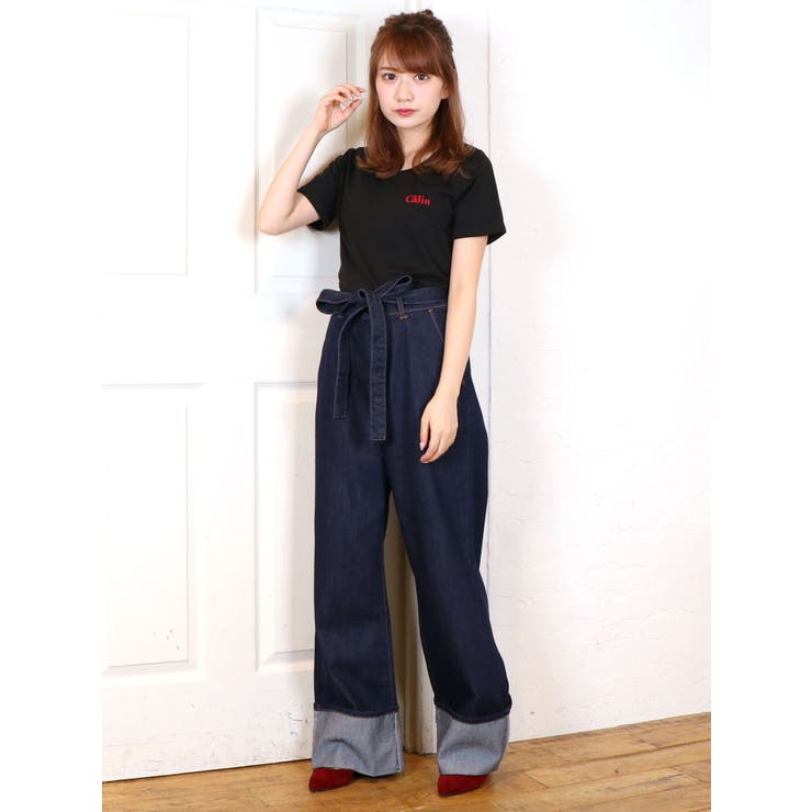 sc】ロールアップデニムパンツ[品番：MKSW0017305]｜dazzlin