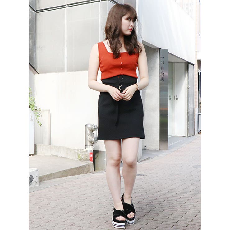 【sw】ボタン付タンクニットトップス | dazzlin | 詳細画像26 