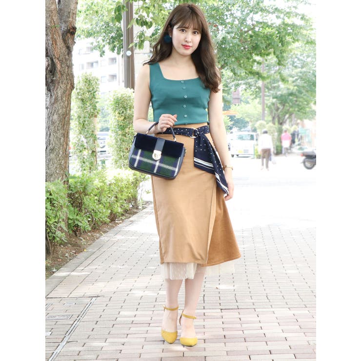 【sw】ボタン付タンクニットトップス | dazzlin | 詳細画像28 