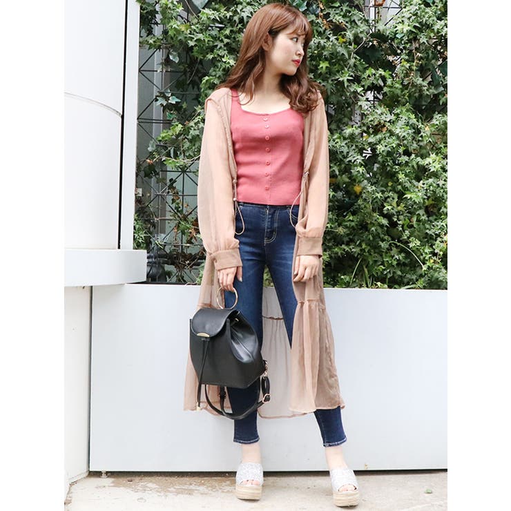 【sw】ボタン付タンクニットトップス | dazzlin | 詳細画像31 